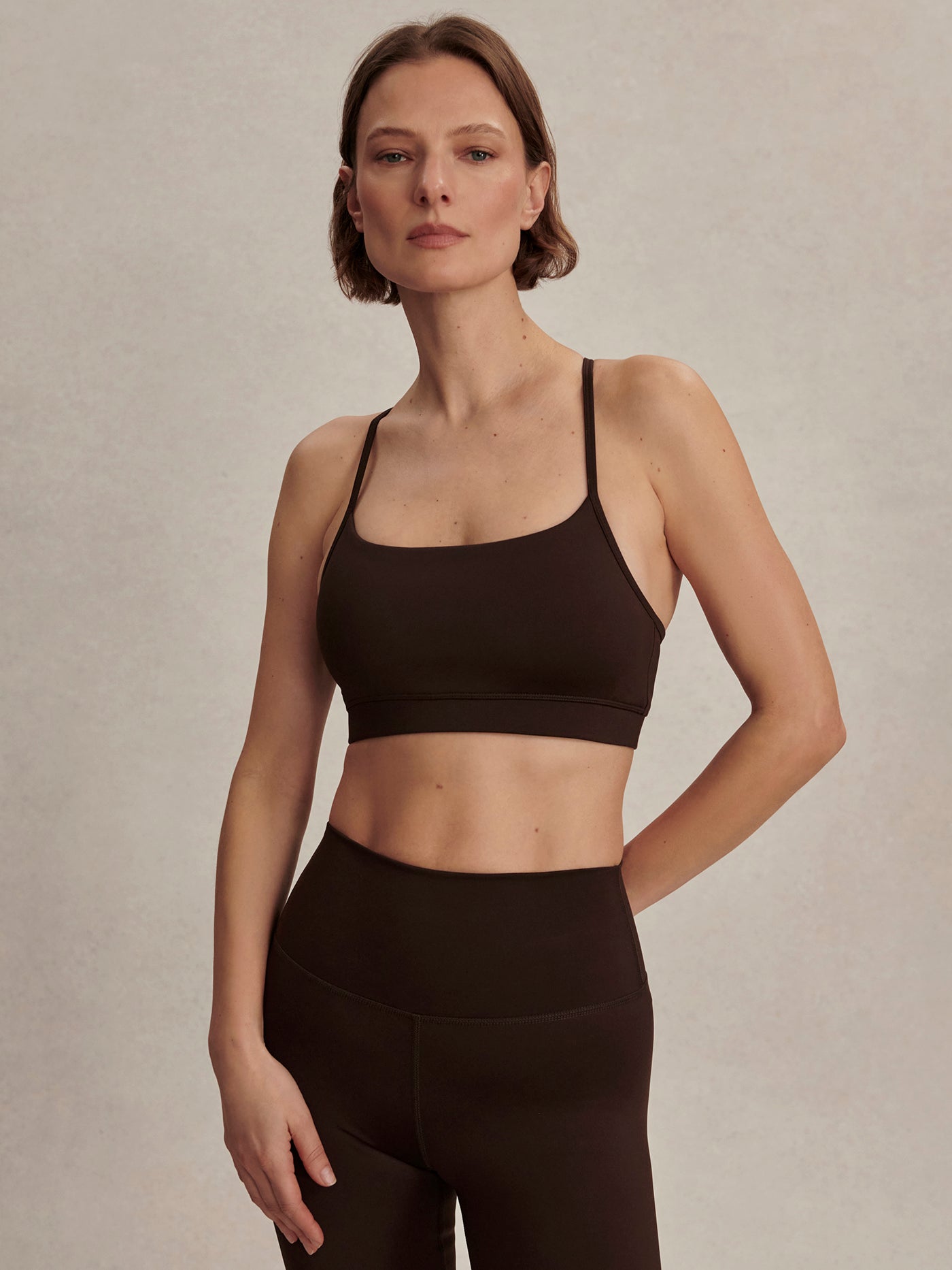 Varley Assure Cerys Bra - Coffee Bean