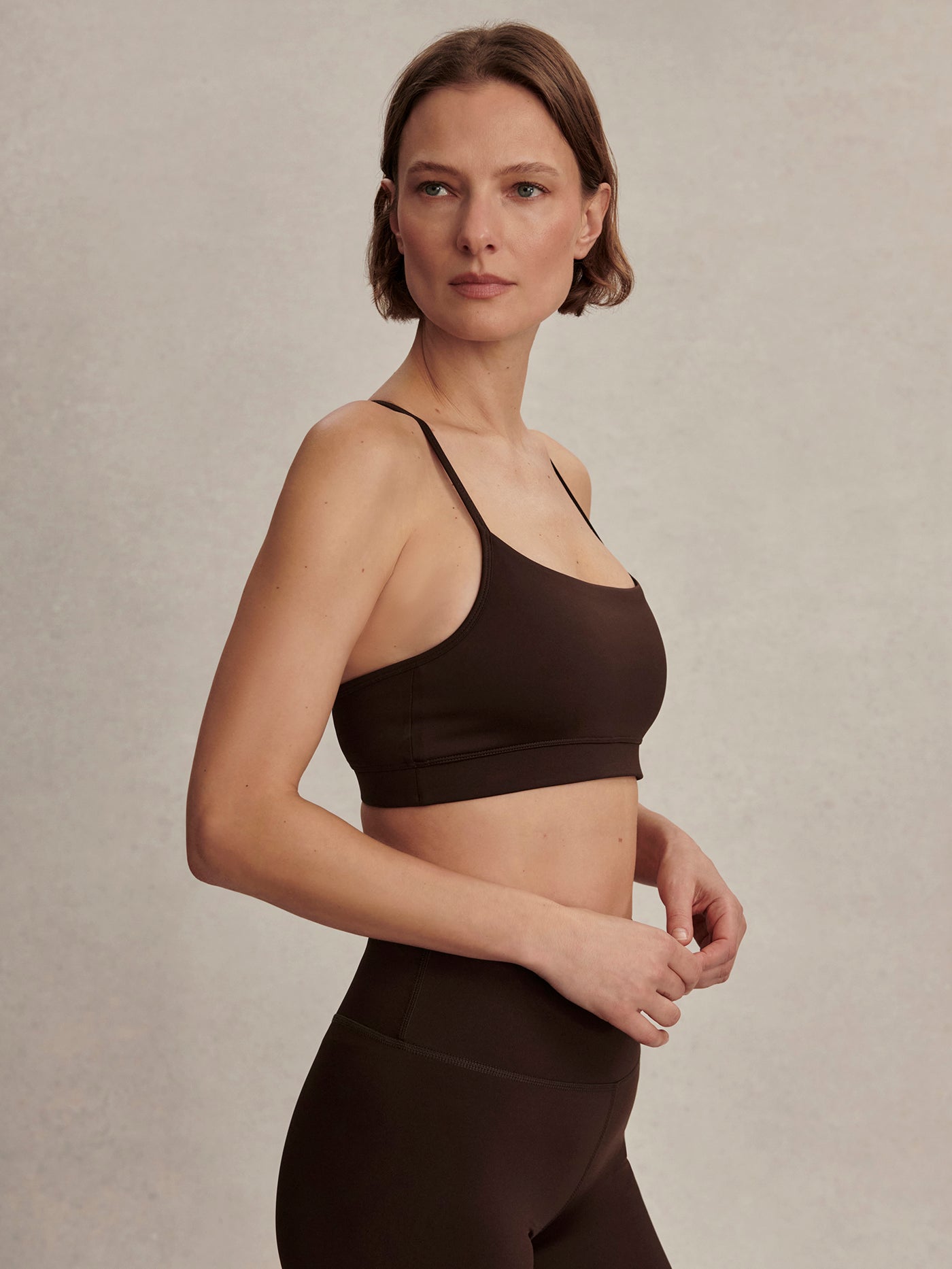 Varley Assure Cerys Bra - Coffee Bean