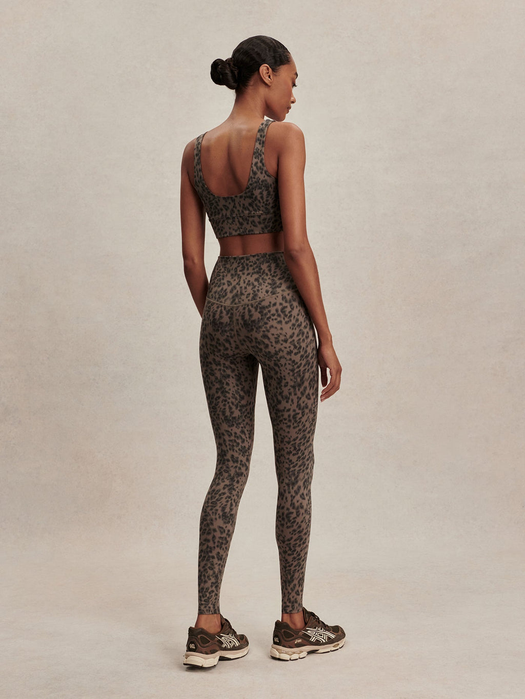 Varley Freesoft Cori Bra - Brown Contrast Cheetah