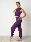 Gossypium Aspire Harem Pants - Grape