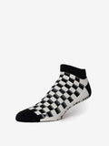 Base 33 Low Rise Grip Socks - Checkers