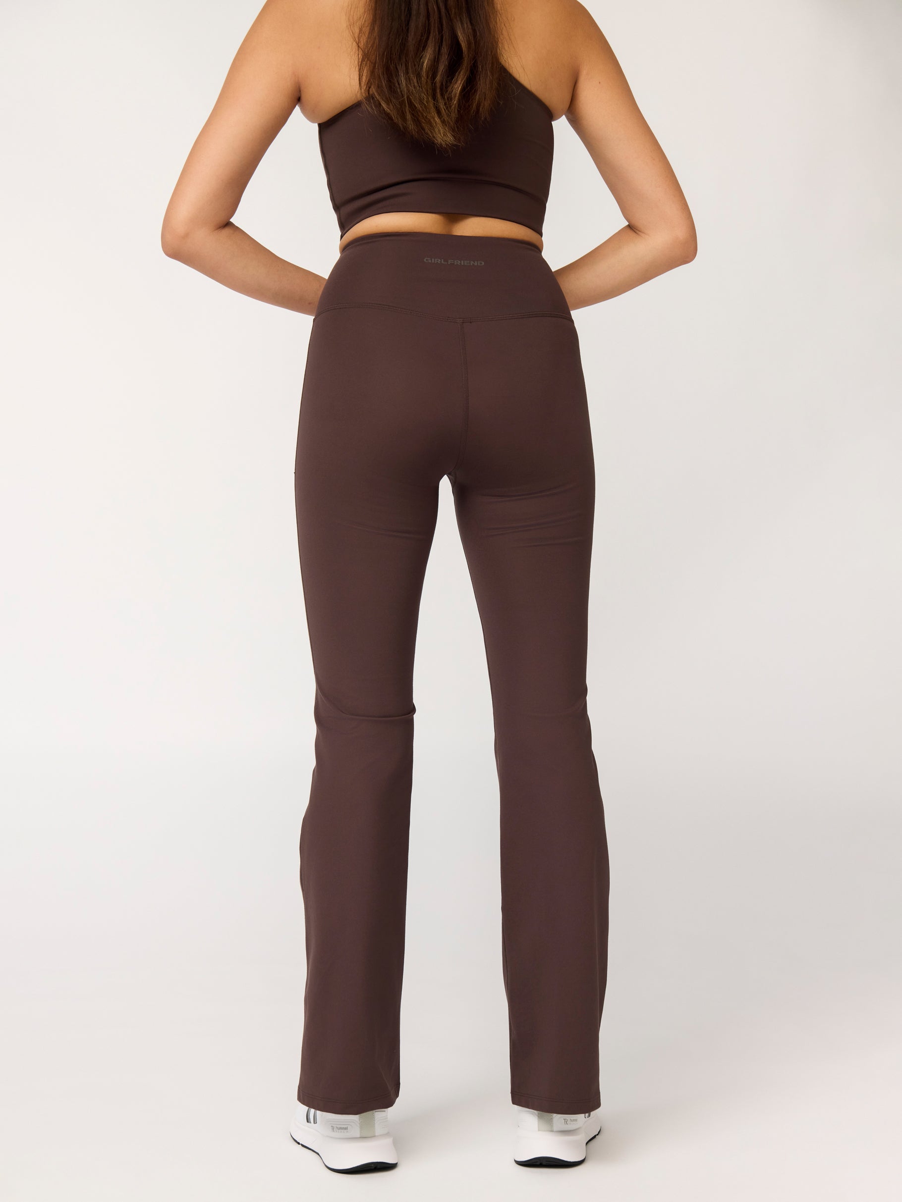 Girlfriend Collective Compressive Flare Legging - Driftwood