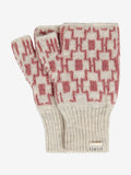 Komodo Abstract Lambswool Gloves - Rose