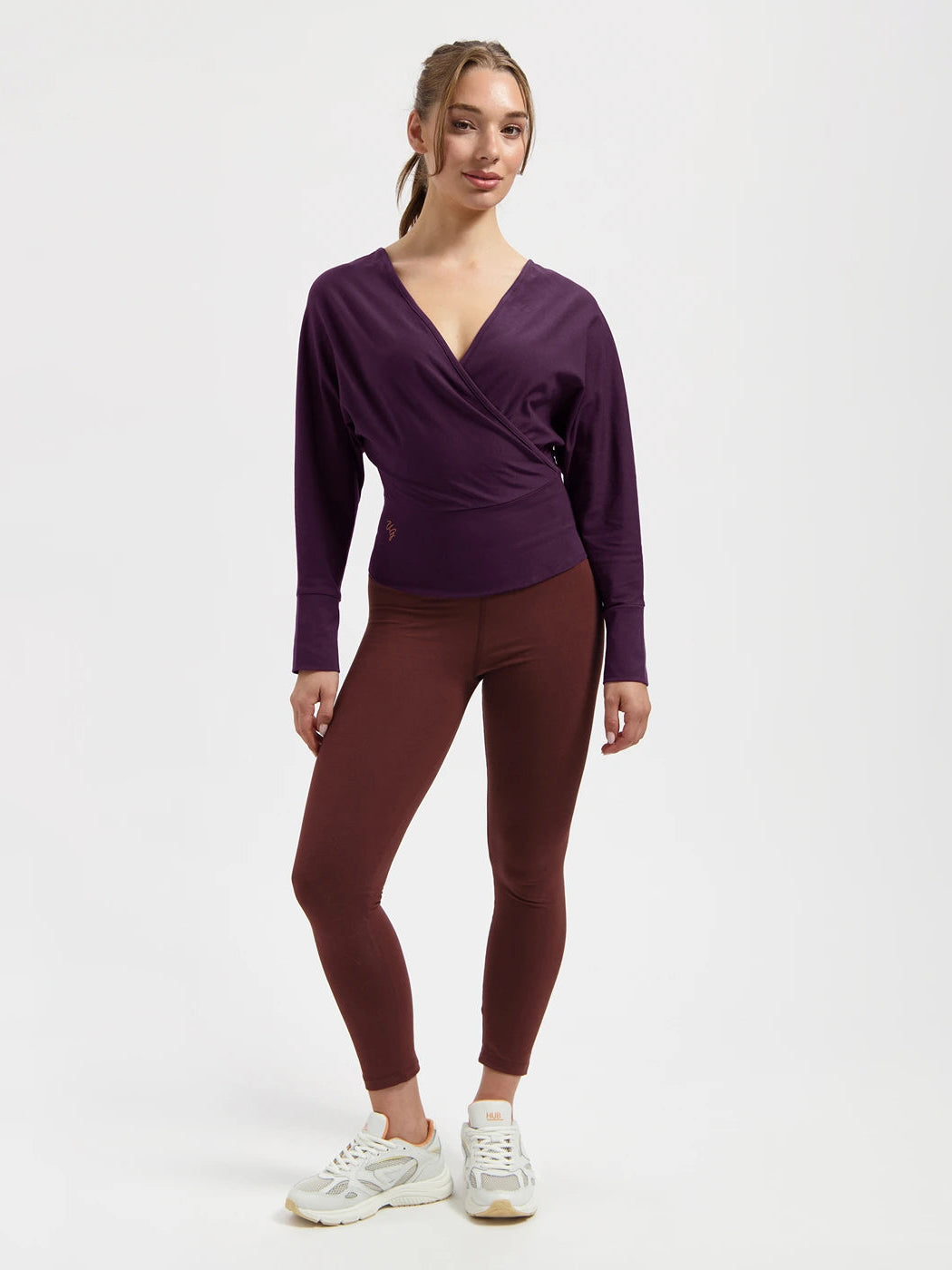 Urban Goddess Ala Long Sleeve Yoga Top - Bloom