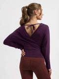 Urban Goddess Ala Long Sleeve Yoga Top - Bloom