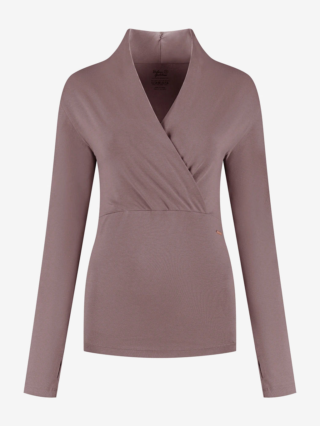 Urban Goddess Ishtar Long Sleeve Yoga Top - Fireclay