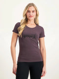 Urban Goddess Namaste Core Yoga Tee - Berry