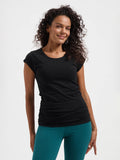 Urban Goddess Zefira Yoga Tee - Onyx Black