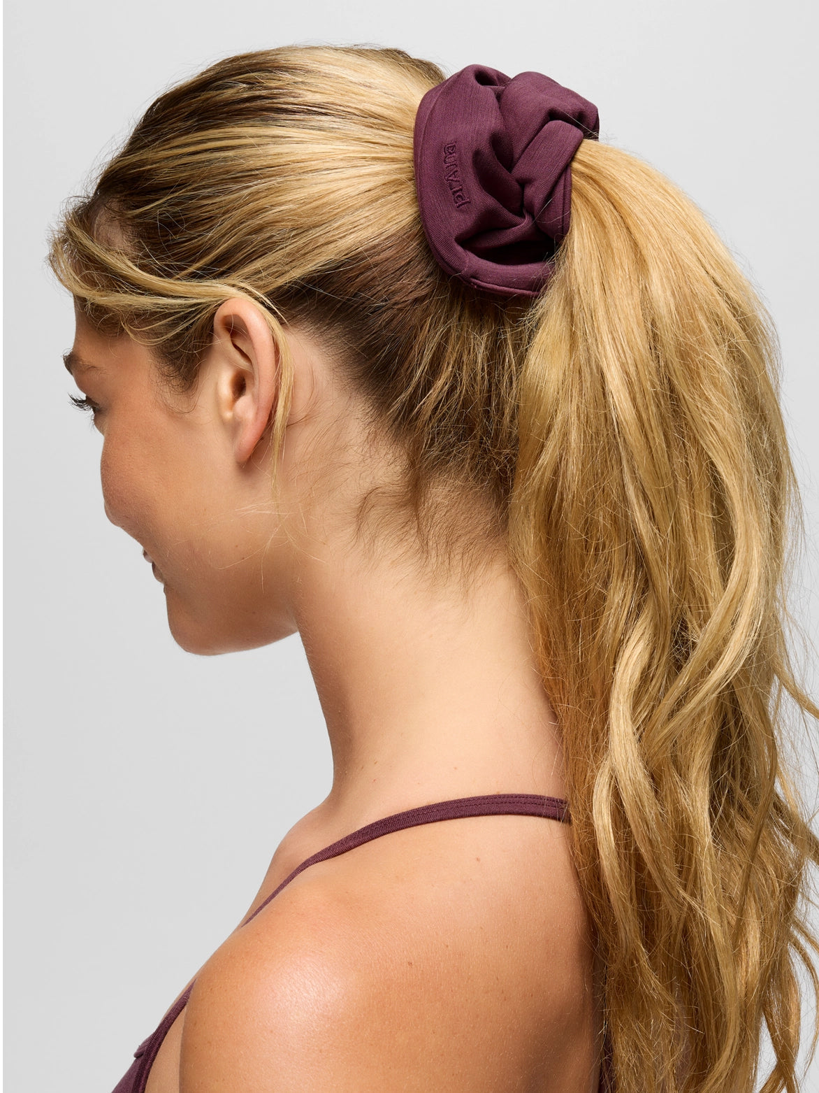 prAna Shea Soft Scrunchie - Deep Vine